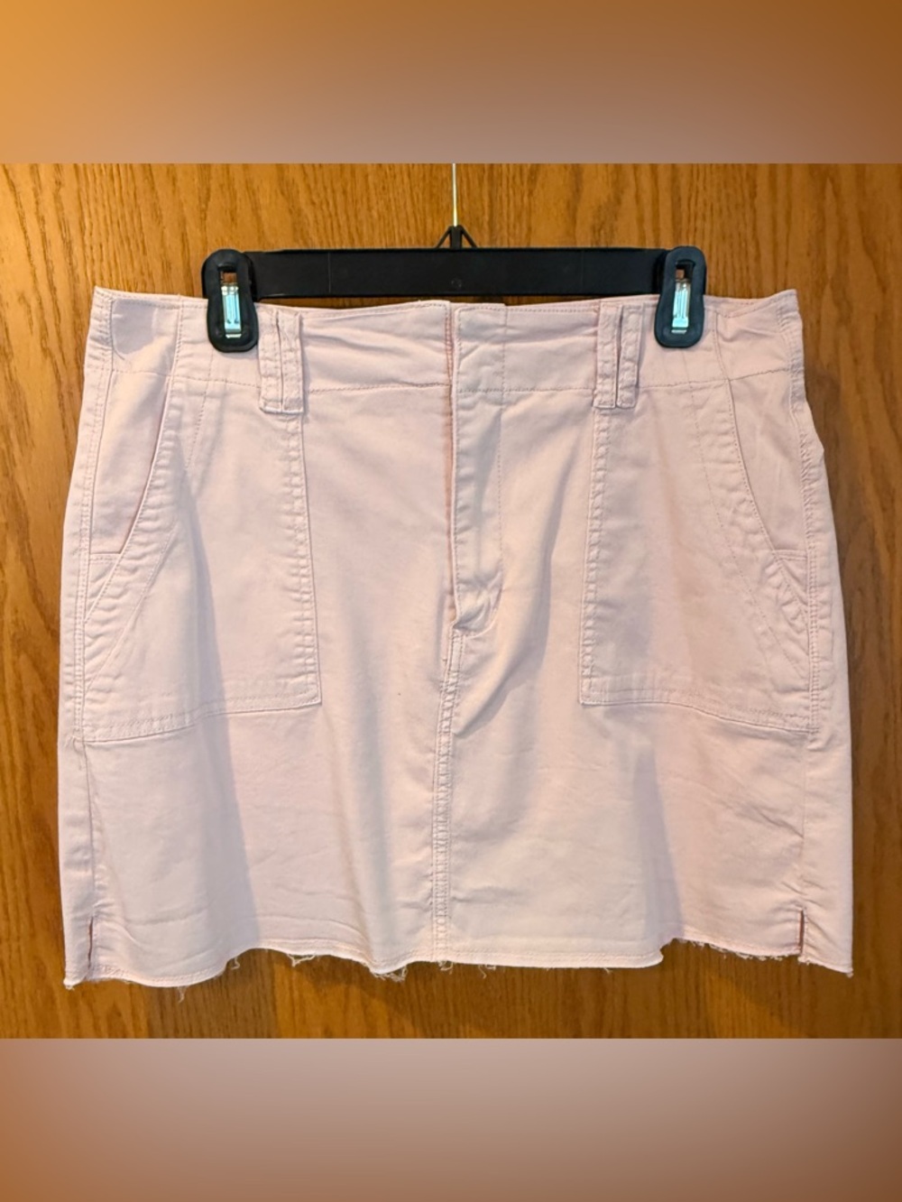 CHARLIE B Light Pink Casual Mini Skort